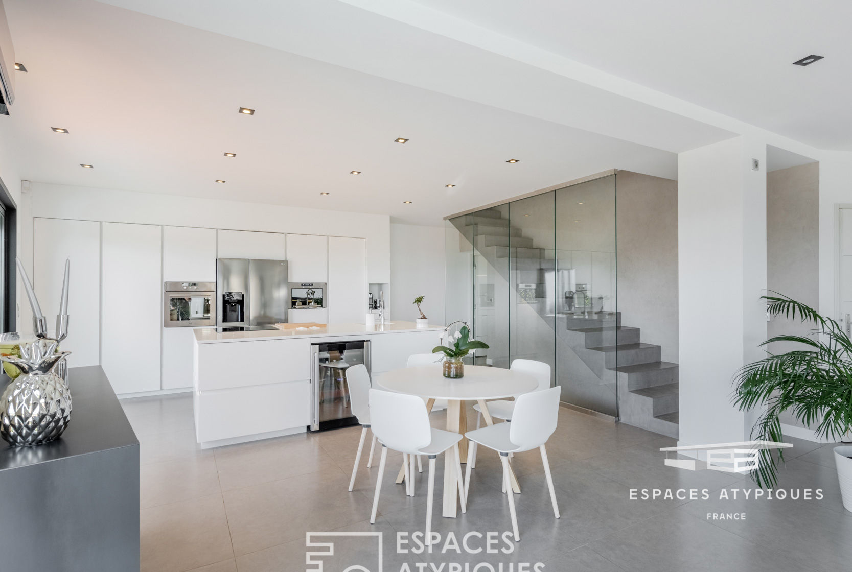 contemporary villa with panoramic views