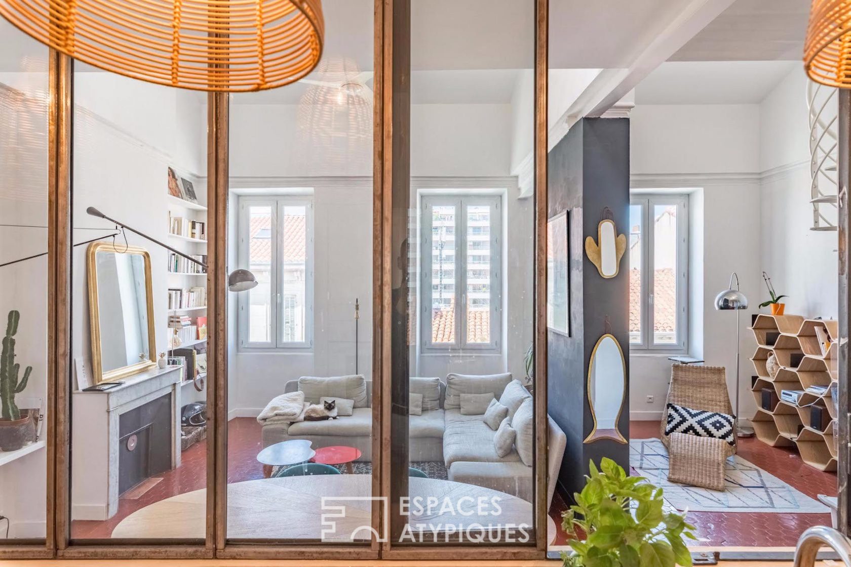 Appartement revisité en duplex contemporain