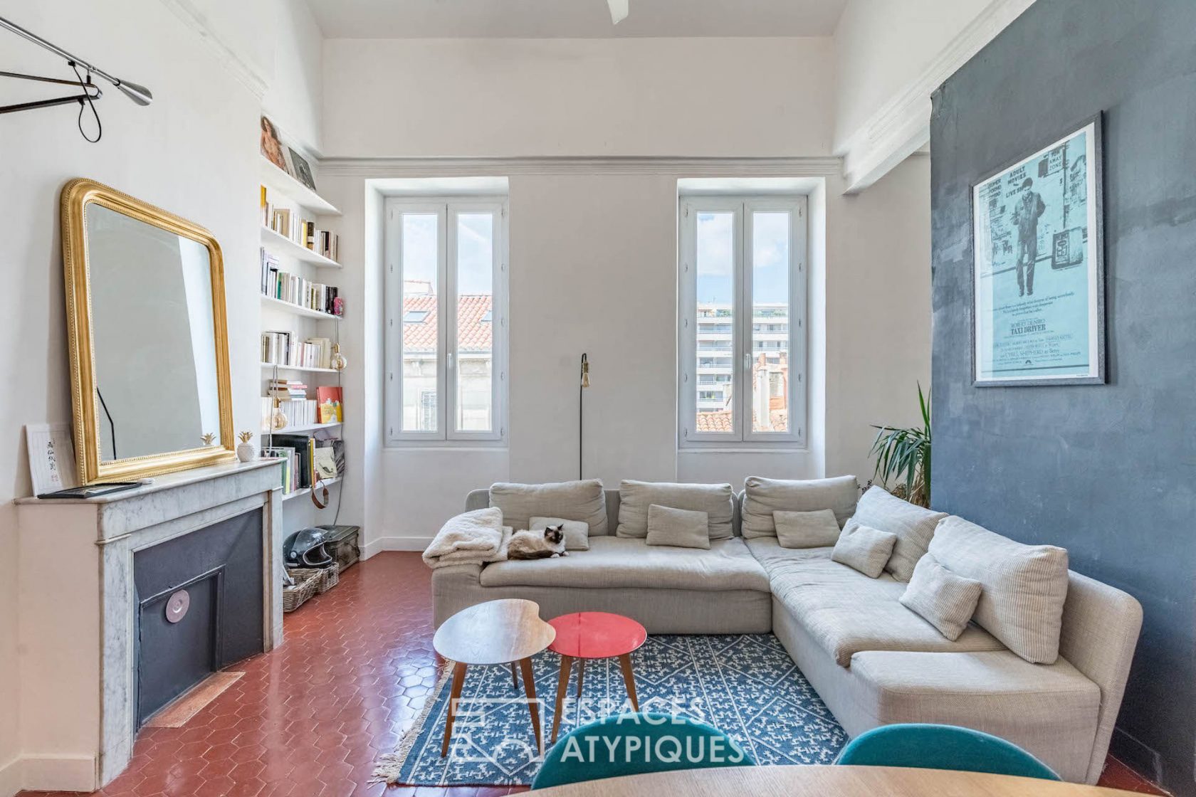 Appartement revisité en duplex contemporain