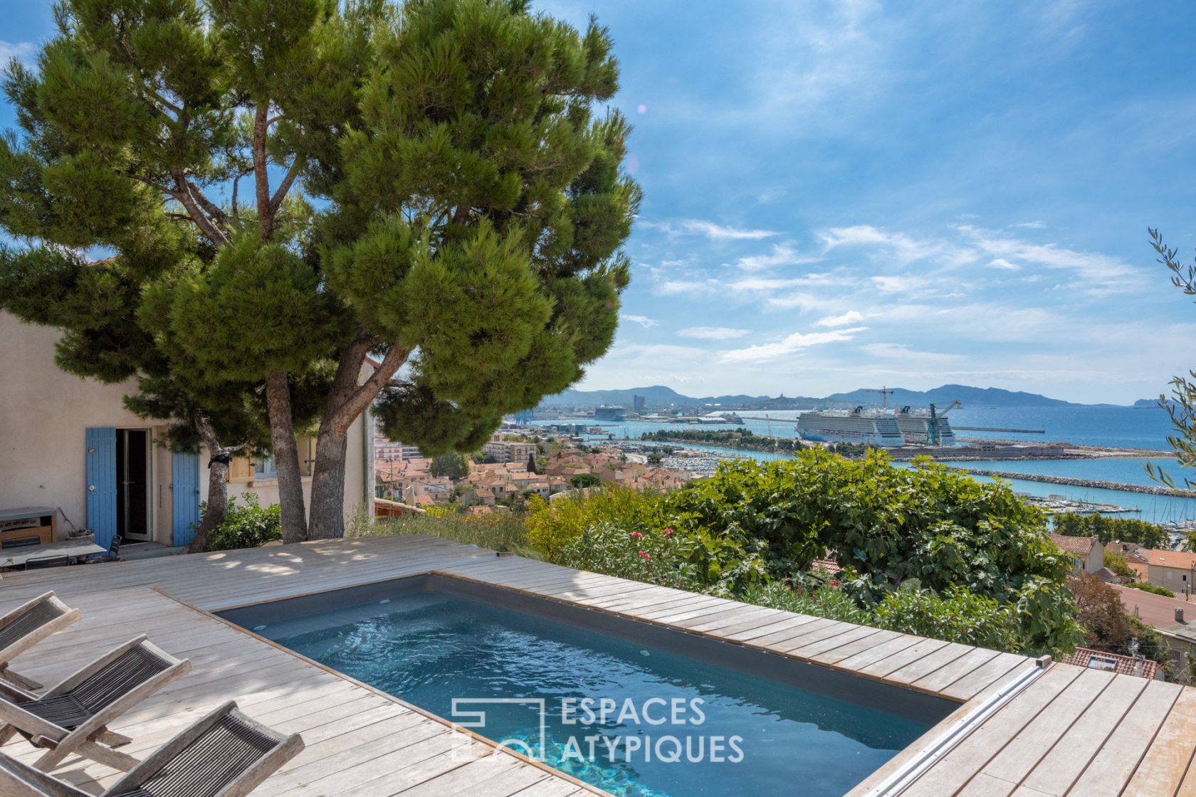 Maison de charme avec vue mer panoramique