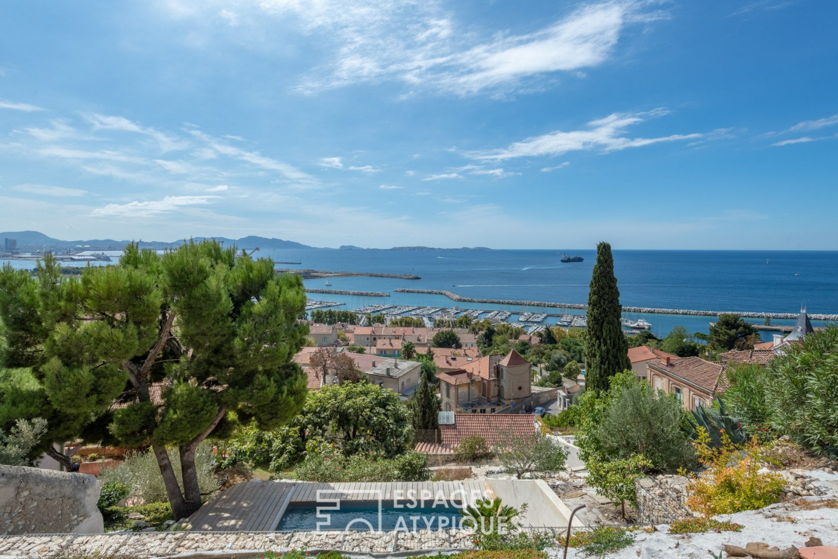 Maison de charme avec vue mer panoramique