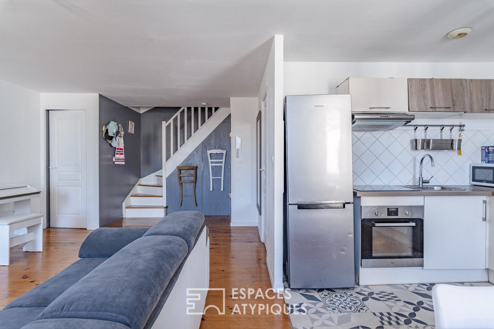 Duplex au dernier étage