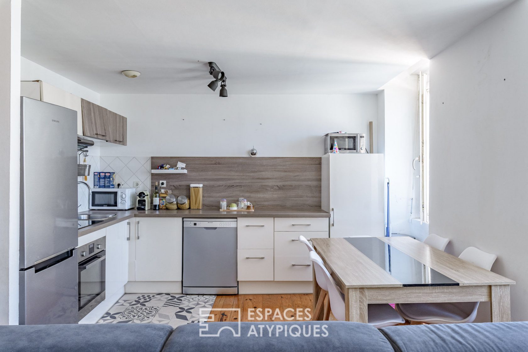 Duplex au dernier étage
