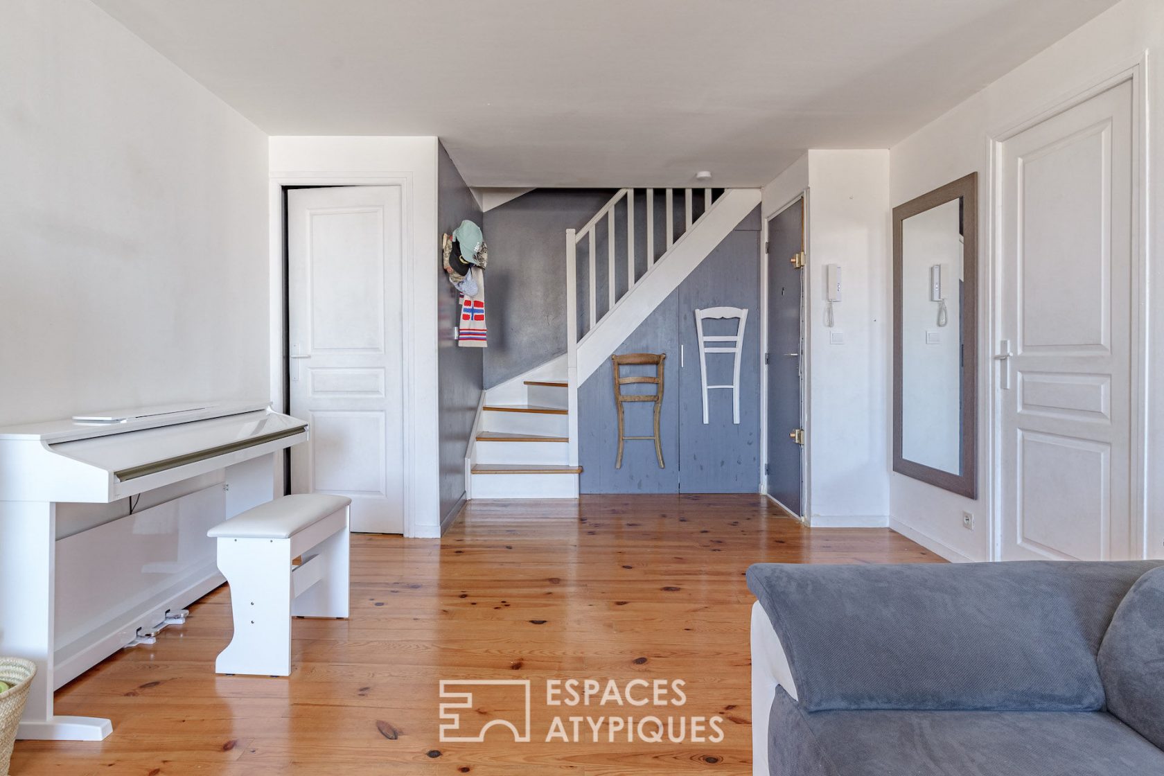 Duplex au dernier étage