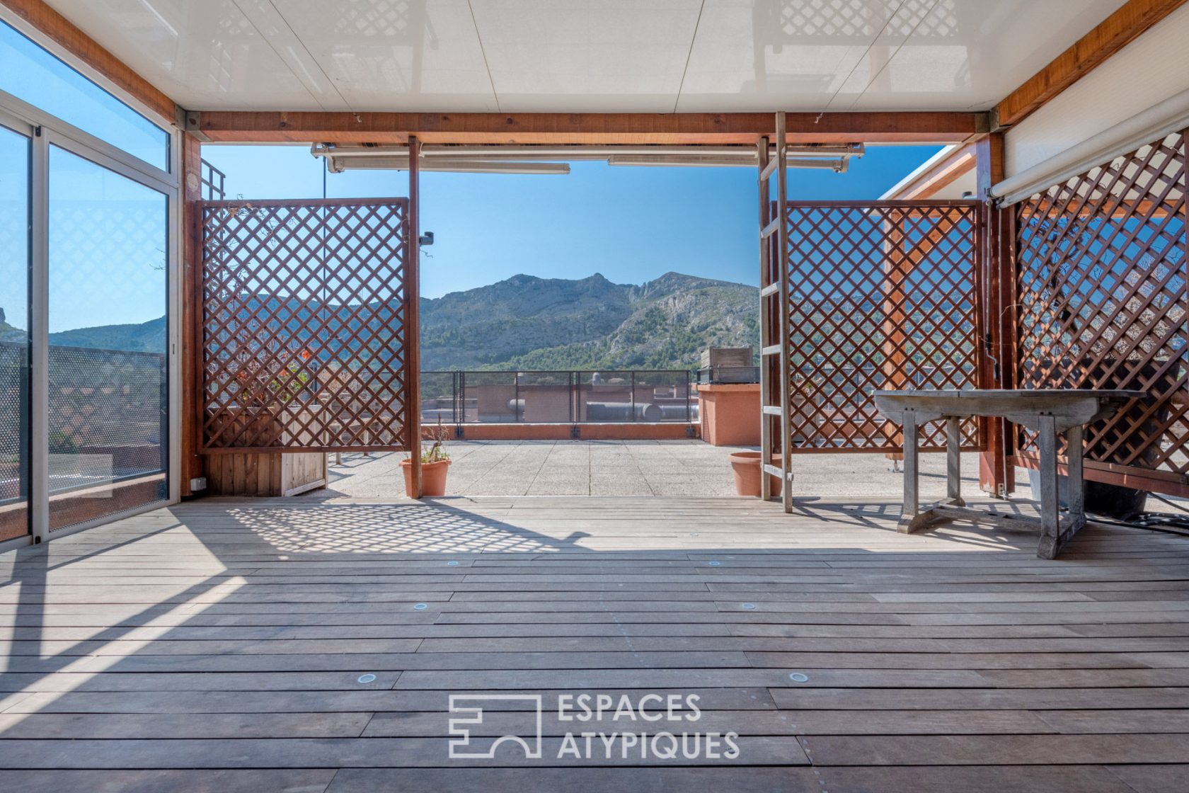 Toit terrasse avec vue panoramique
