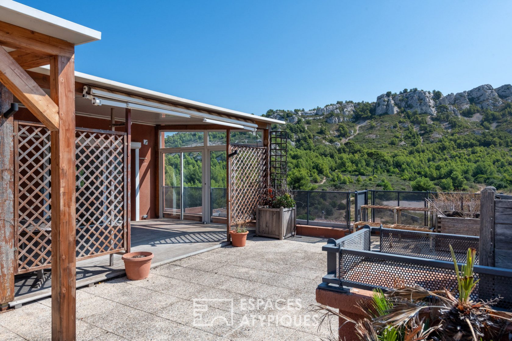 Toit terrasse avec vue panoramique