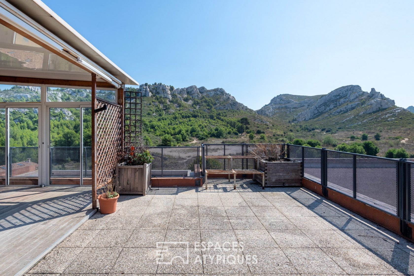 Toit terrasse avec vue panoramique