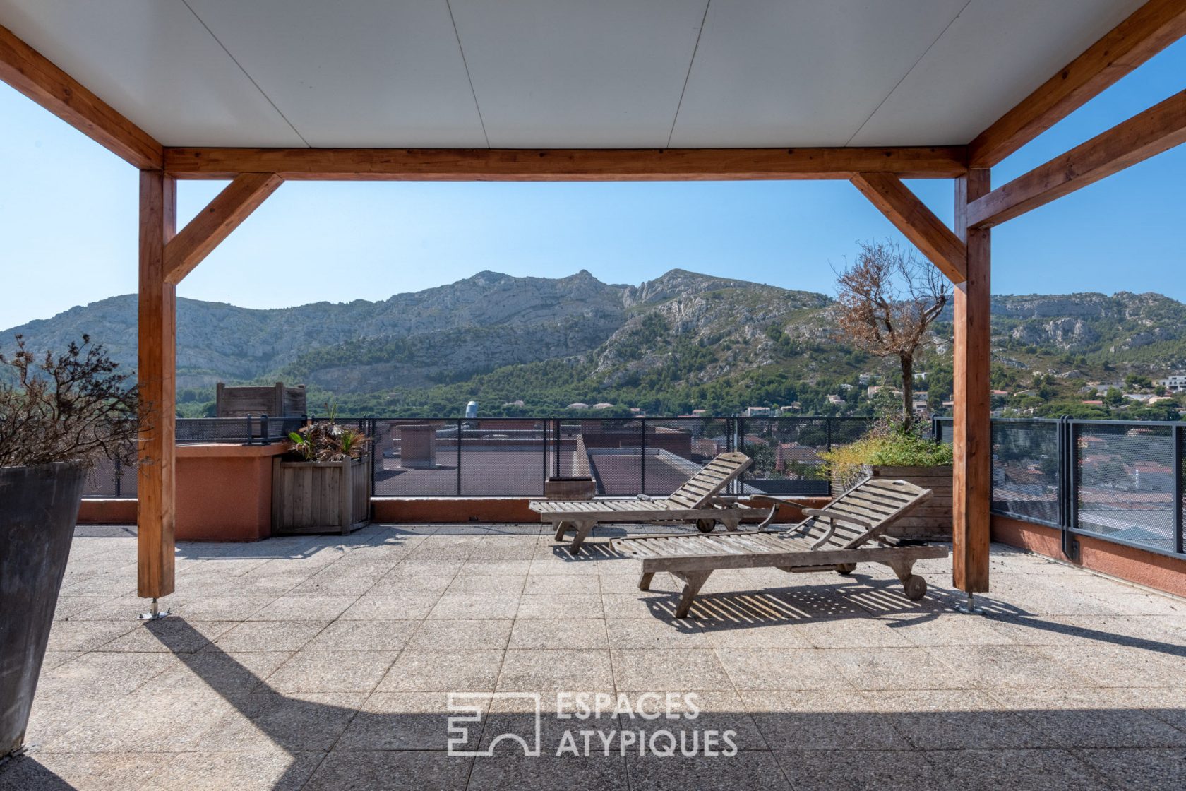 Toit terrasse avec vue panoramique