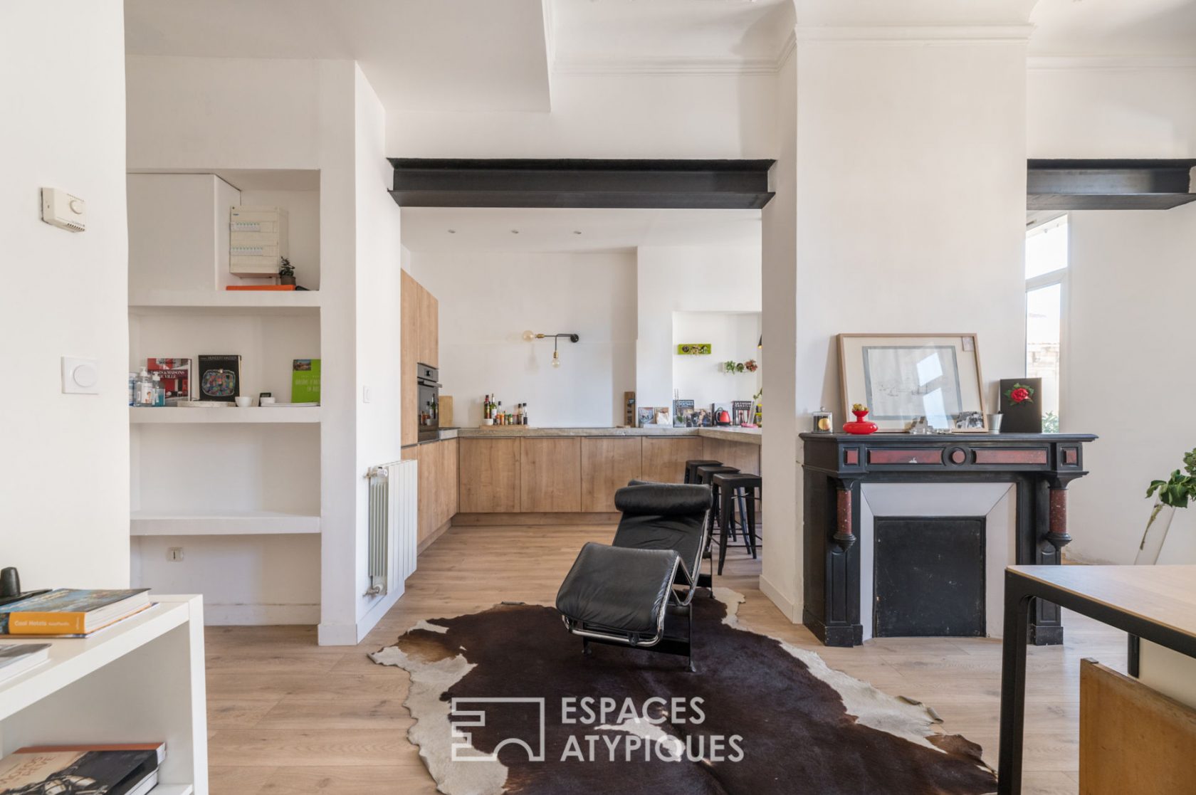 Appartement rénové en contemporain