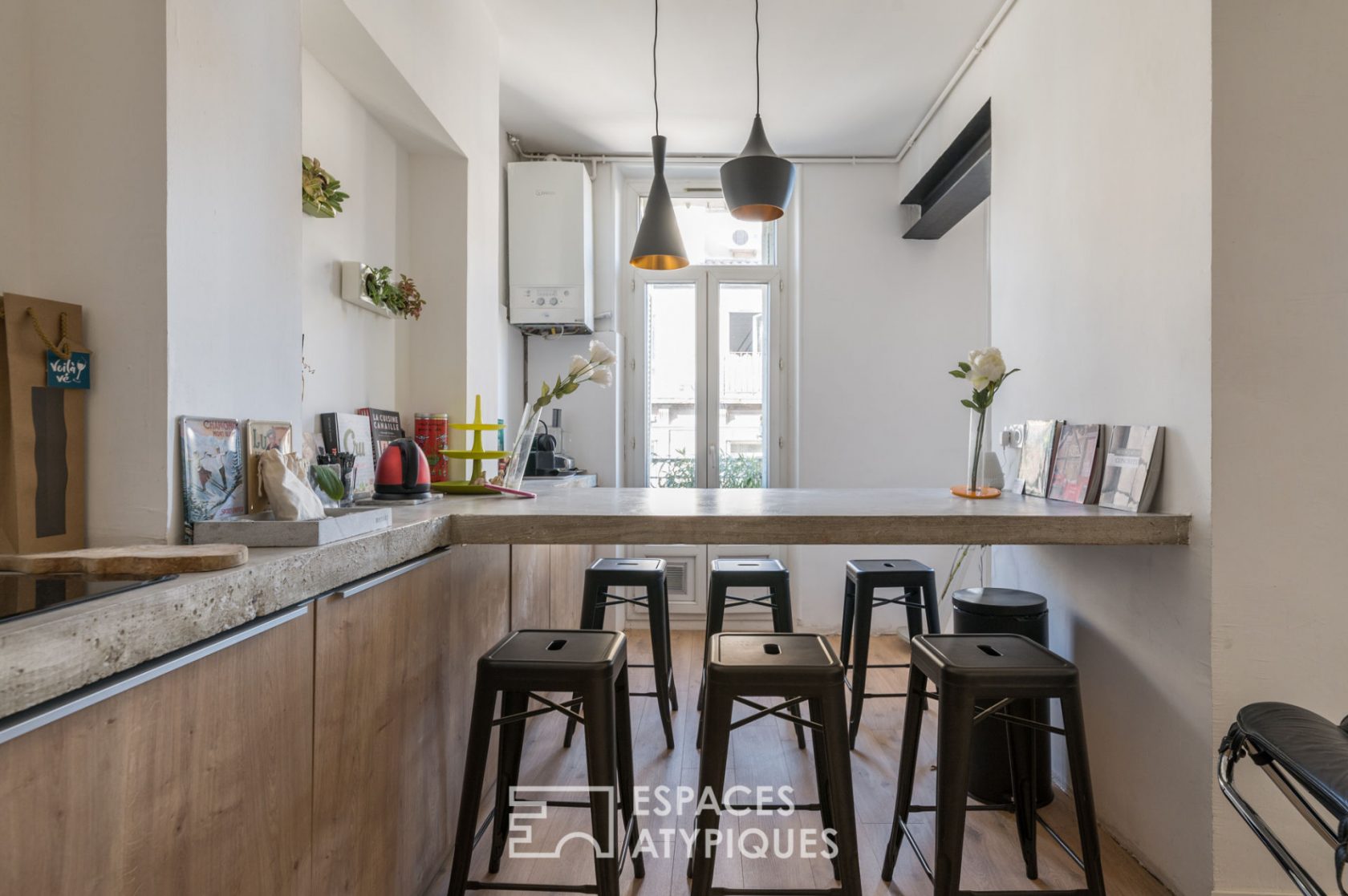 Appartement rénové en contemporain