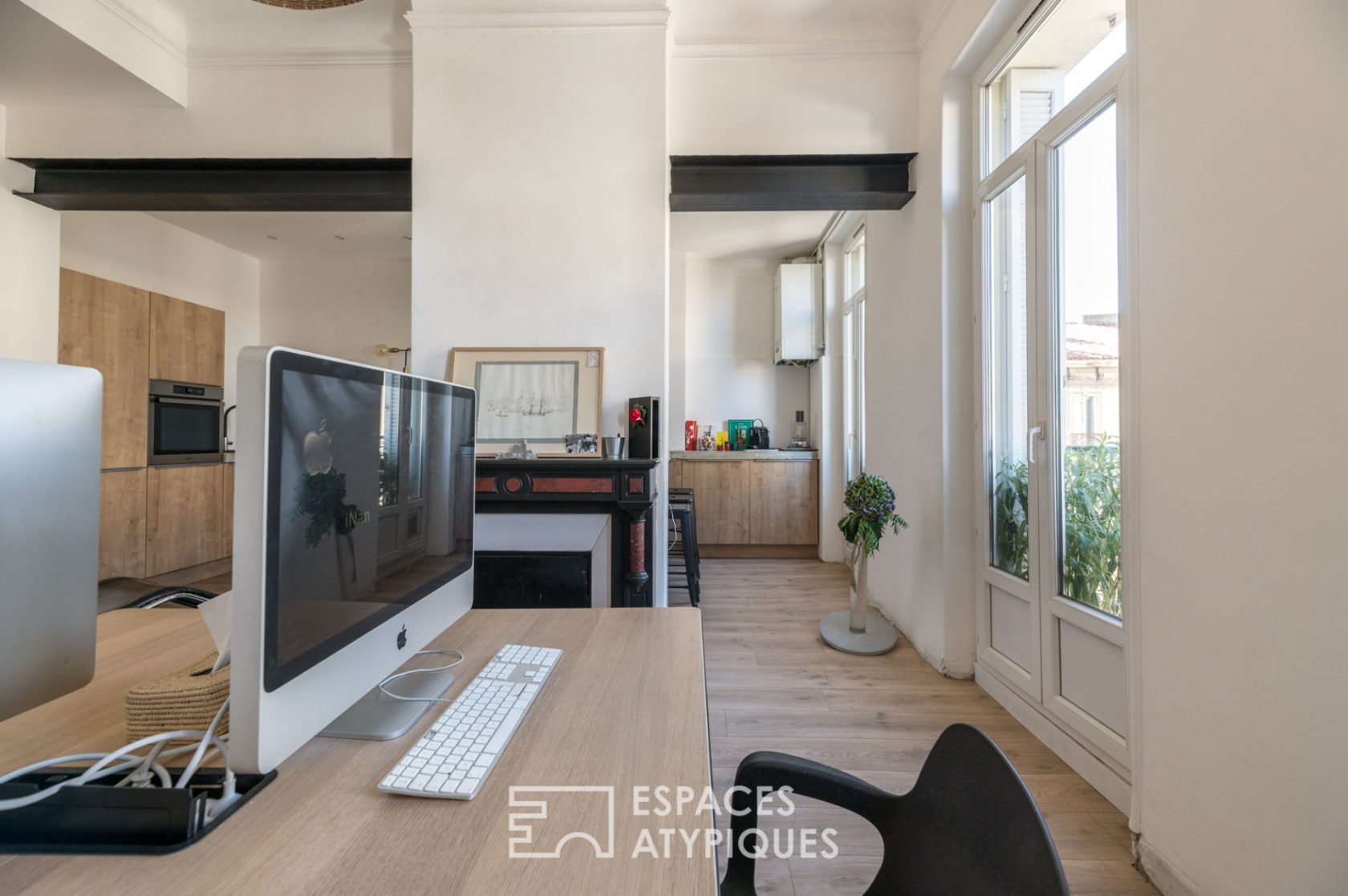 Appartement rénové en contemporain