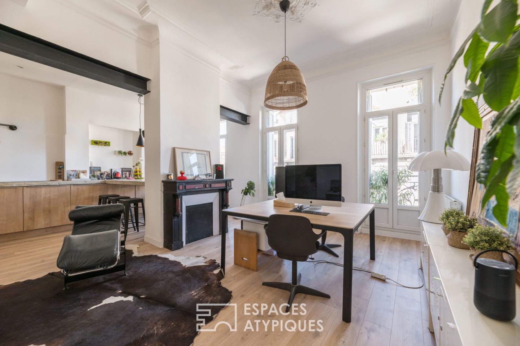 Appartement rénové en contemporain
