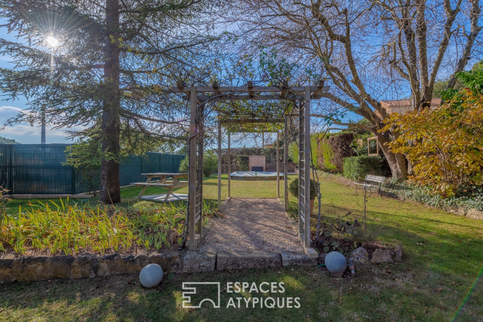 Renovated house with garden and swimming pool