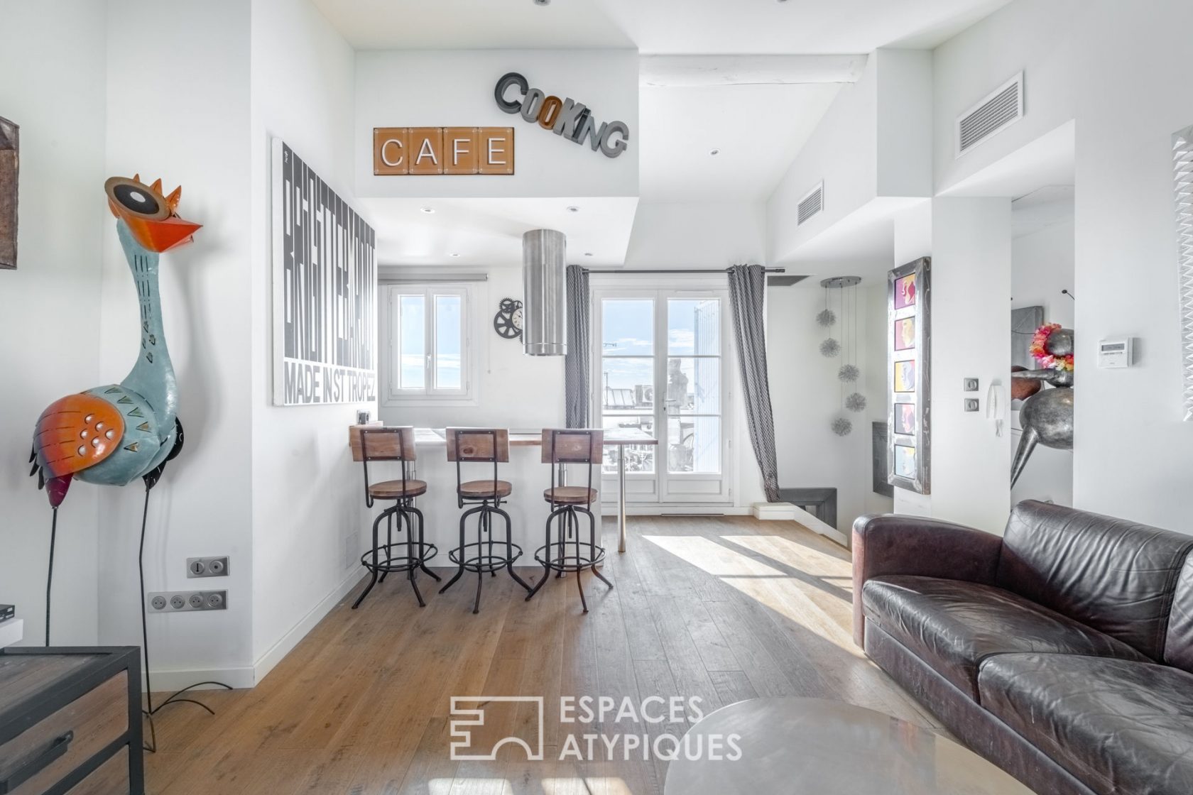 Duplex avec terrasse en centre ville