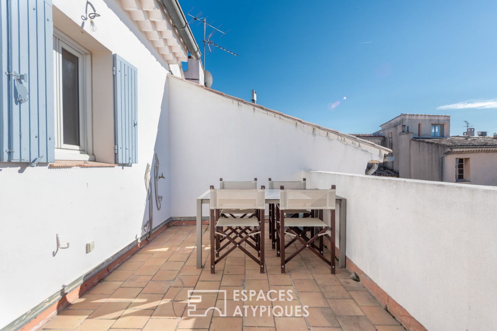 Duplex avec terrasse en centre ville
