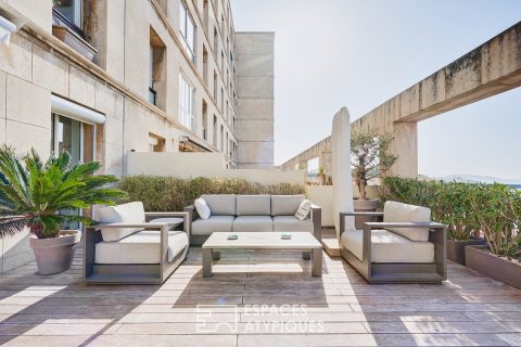 Appartement d’exception avec terrasse et vue mer