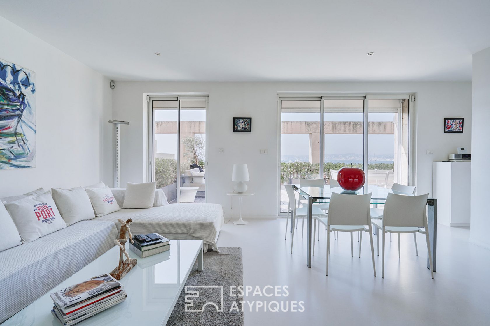 Appartement d’exception avec terrasse et vue mer