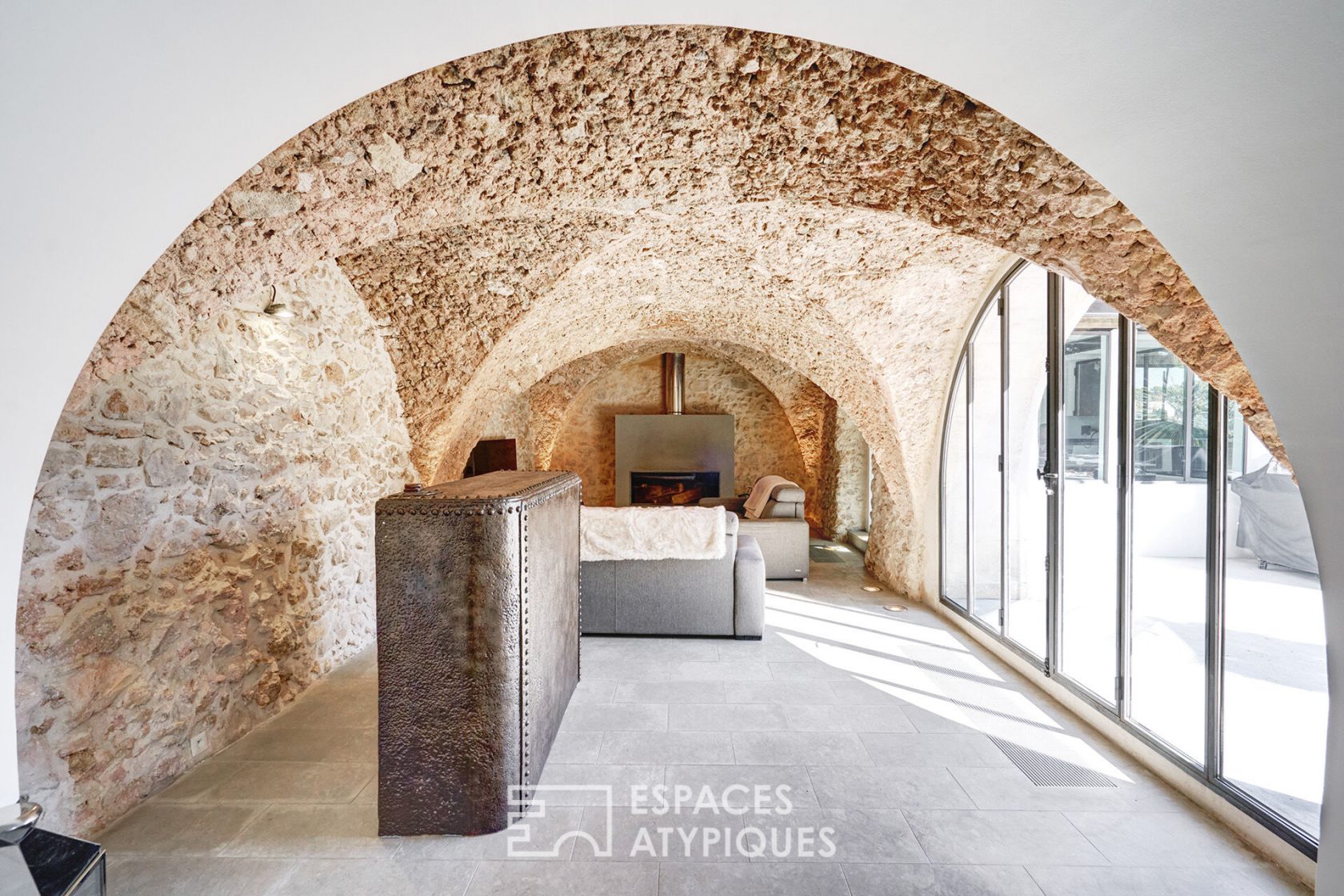 Maison de maître revisitée en contemporain