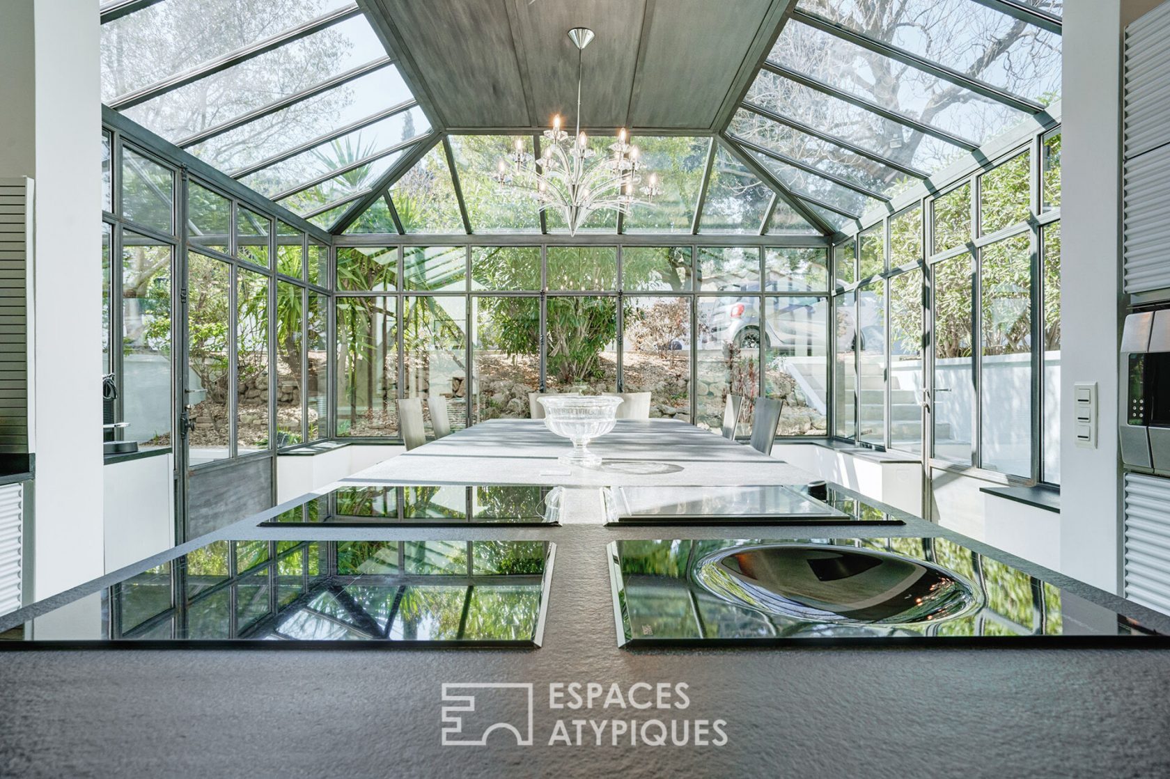Maison de maître revisitée en contemporain