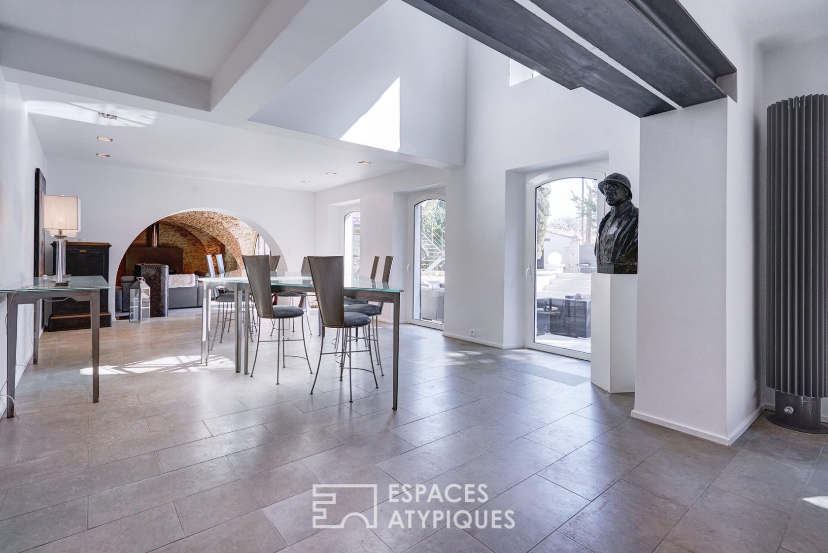 Maison de maître revisitée en contemporain