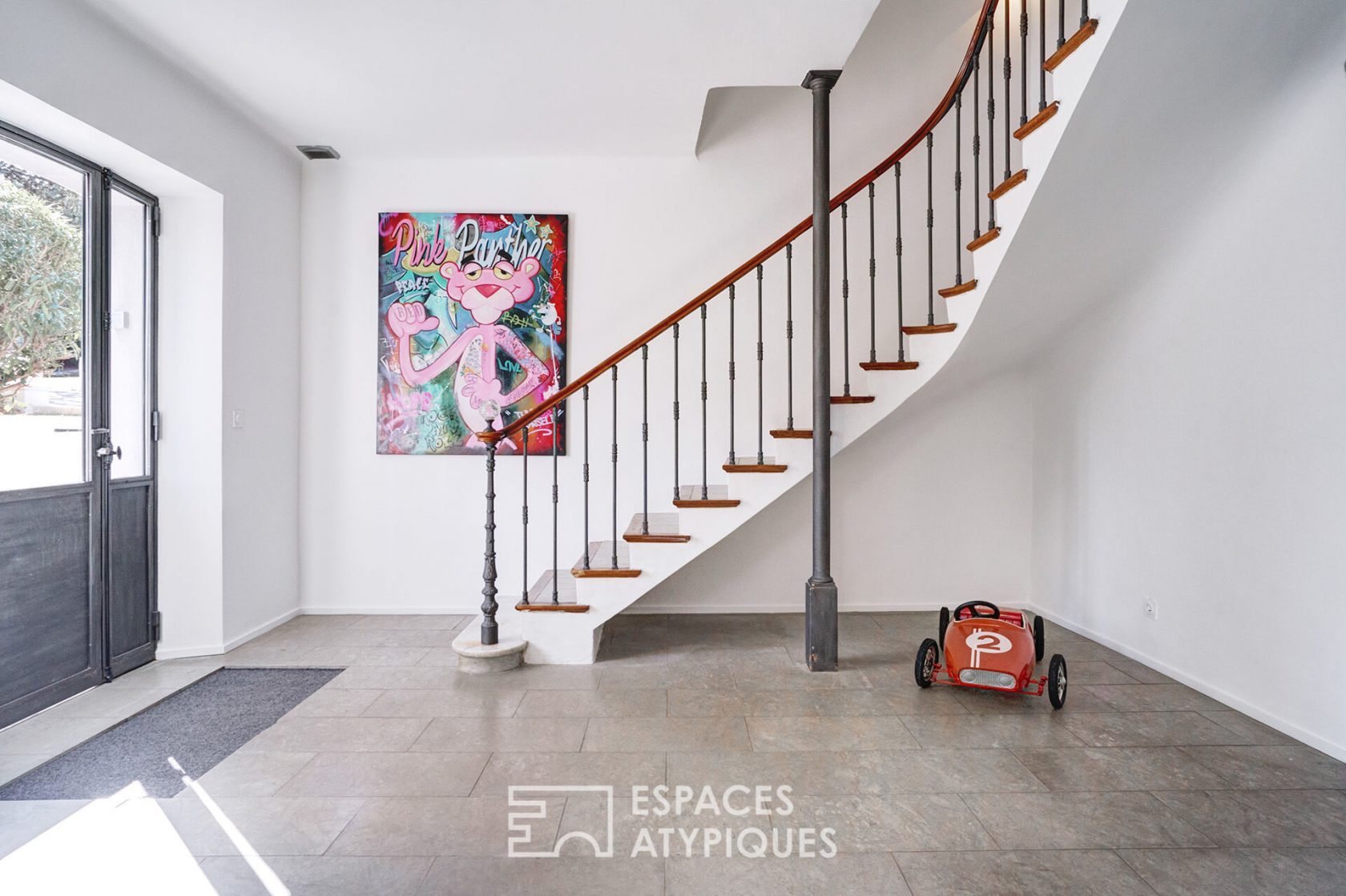Maison de maître revisitée en contemporain