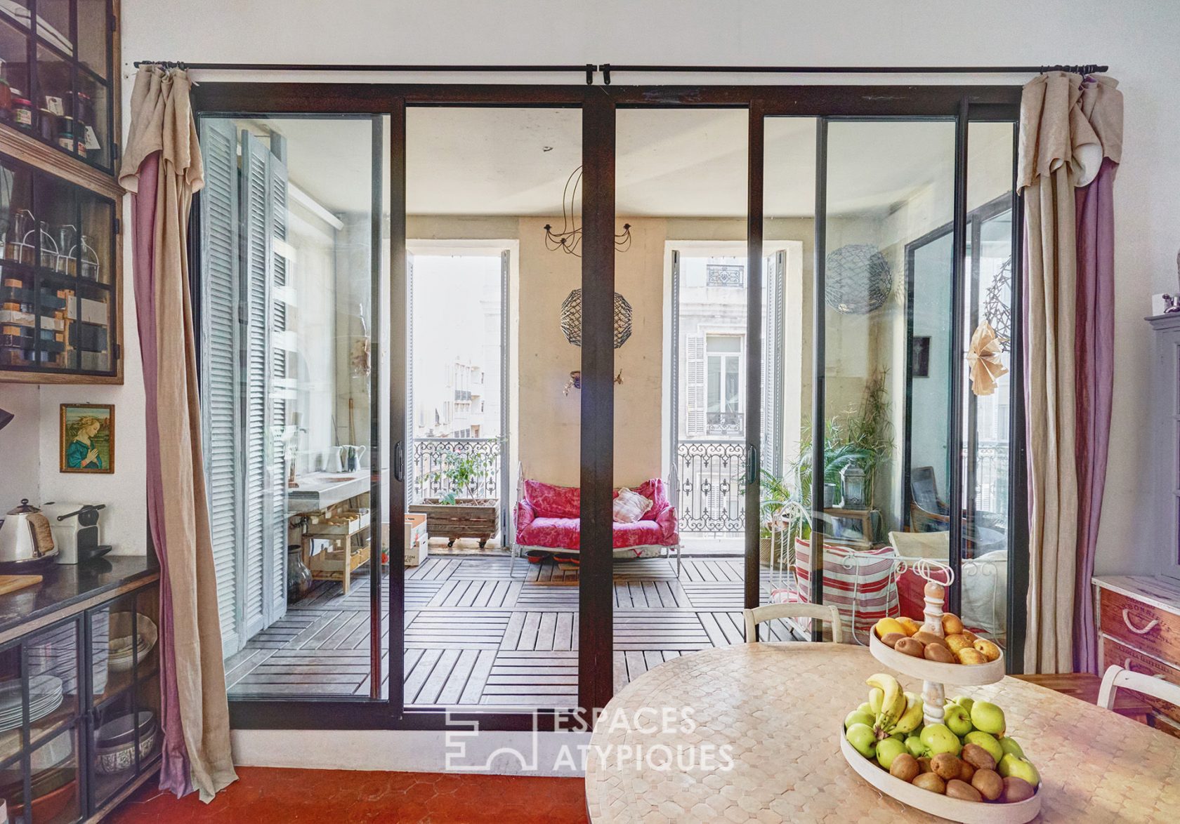 Appartement de caractère avec terrasse à l’Italienne