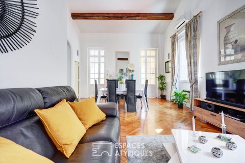 Appartement en duplex avec cheminée