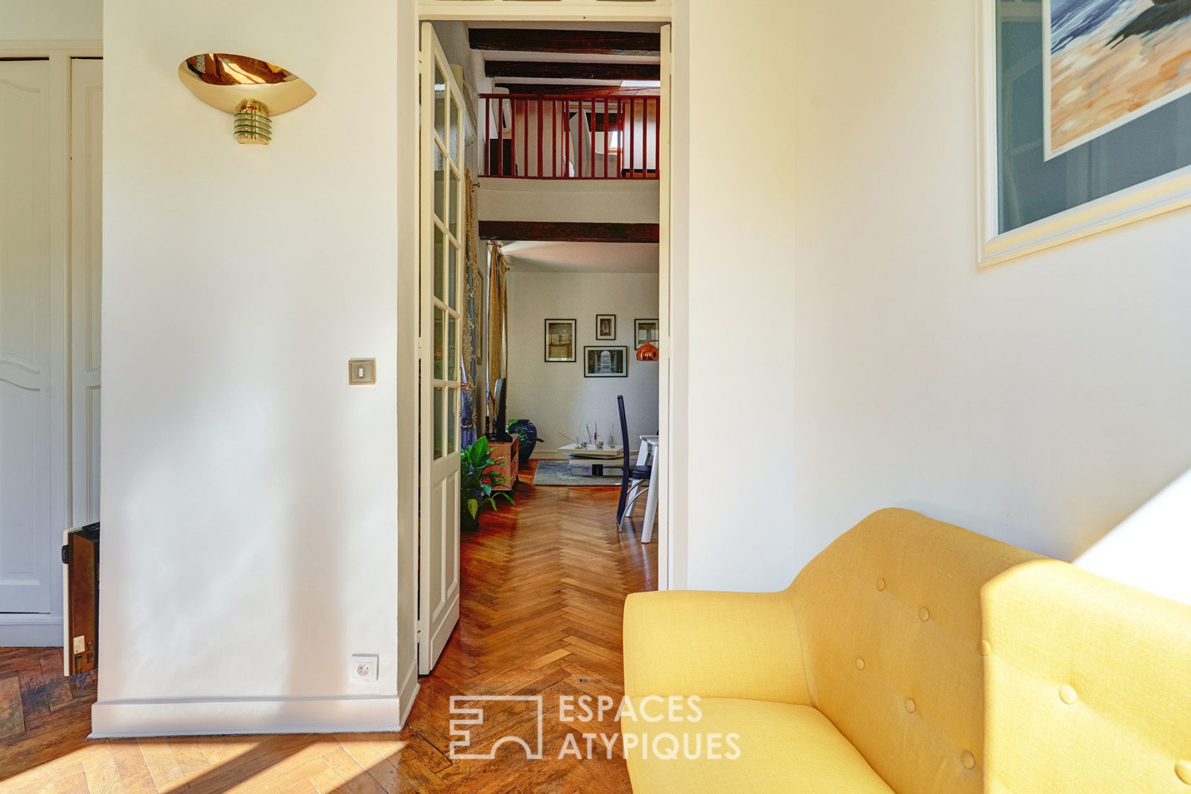 Appartement en duplex avec cheminée