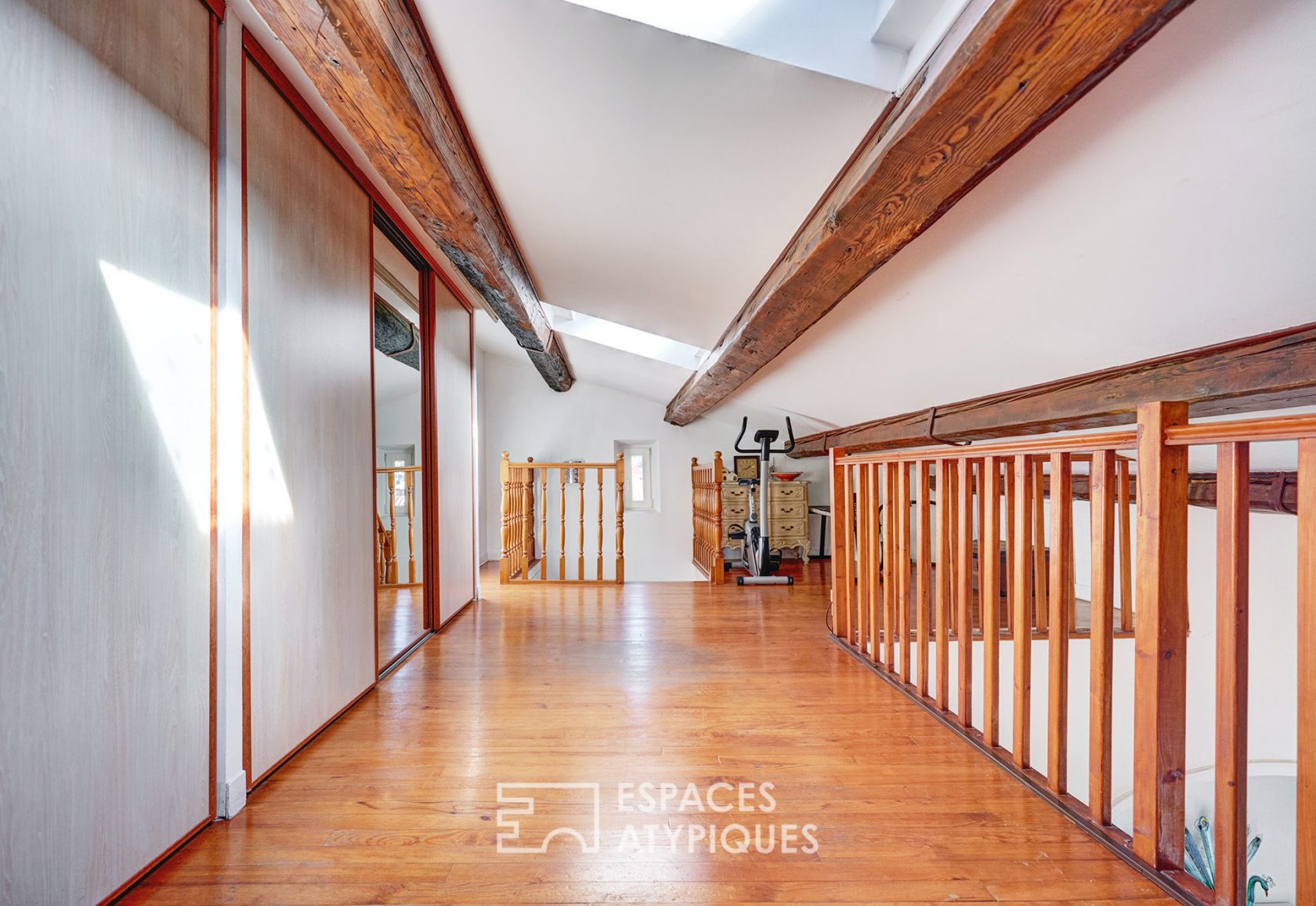 Appartement en duplex avec cheminée