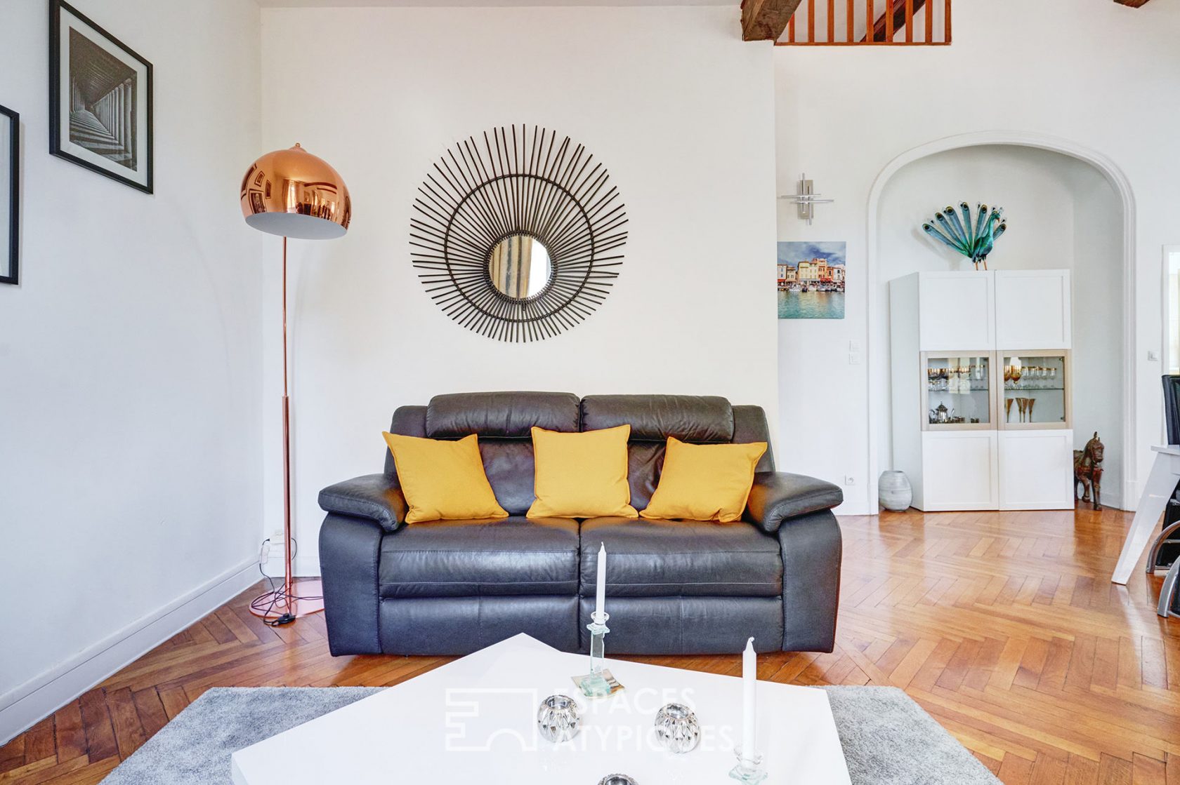 Appartement en duplex avec cheminée