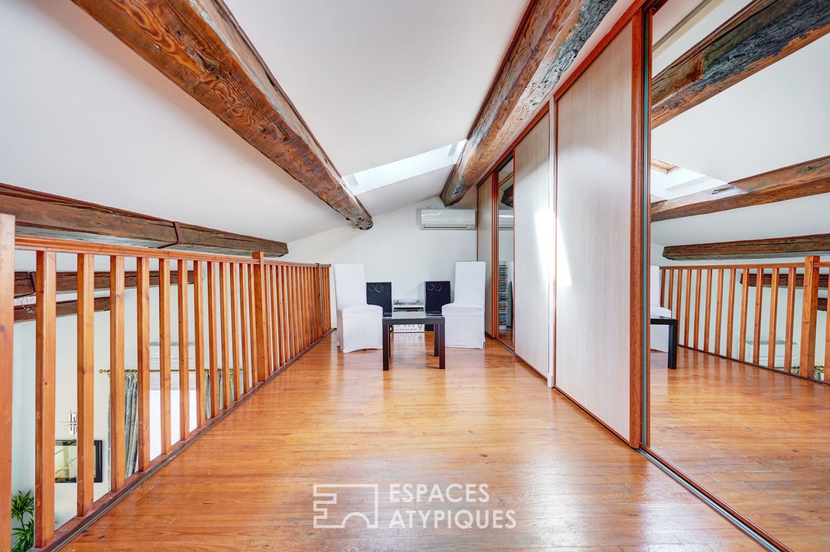Appartement en duplex avec cheminée