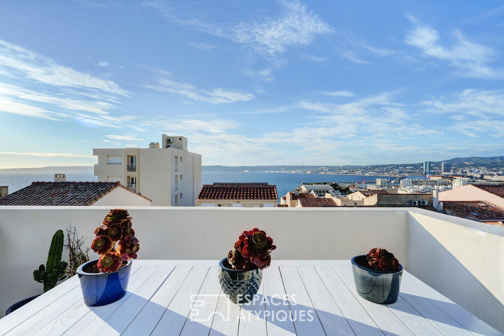 Old boilermaking revisited with terraces and sea view