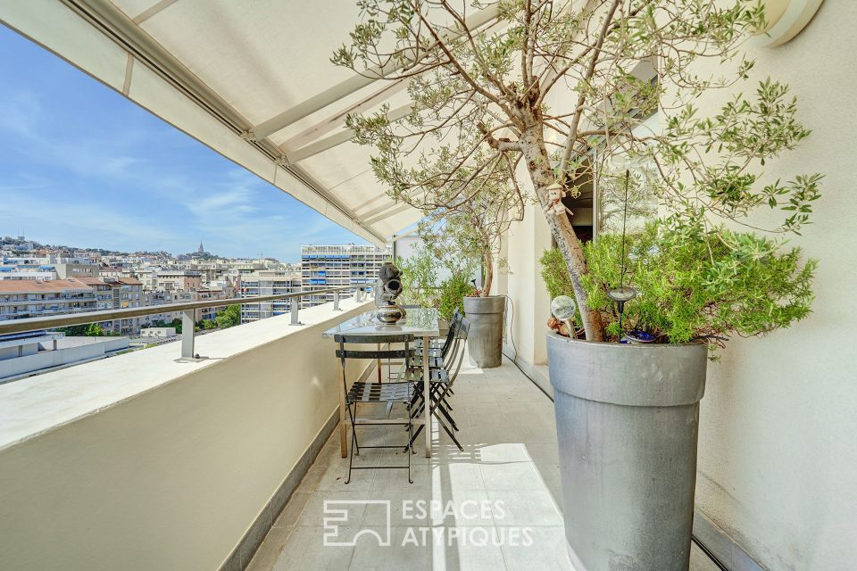13008 MARSEILLE - Duplex contemporain avec terrasse en dernier étage - Réf. 1486EM