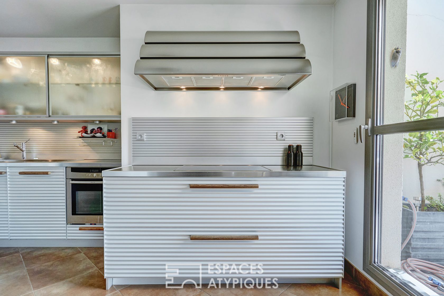 Duplex contemporain avec terrasse en dernier étage