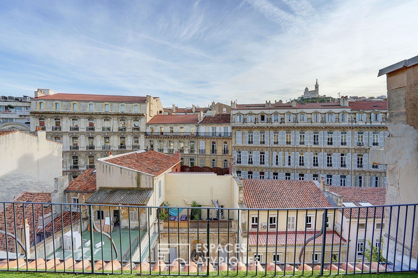 Appartement en dernier étage avec terrasses