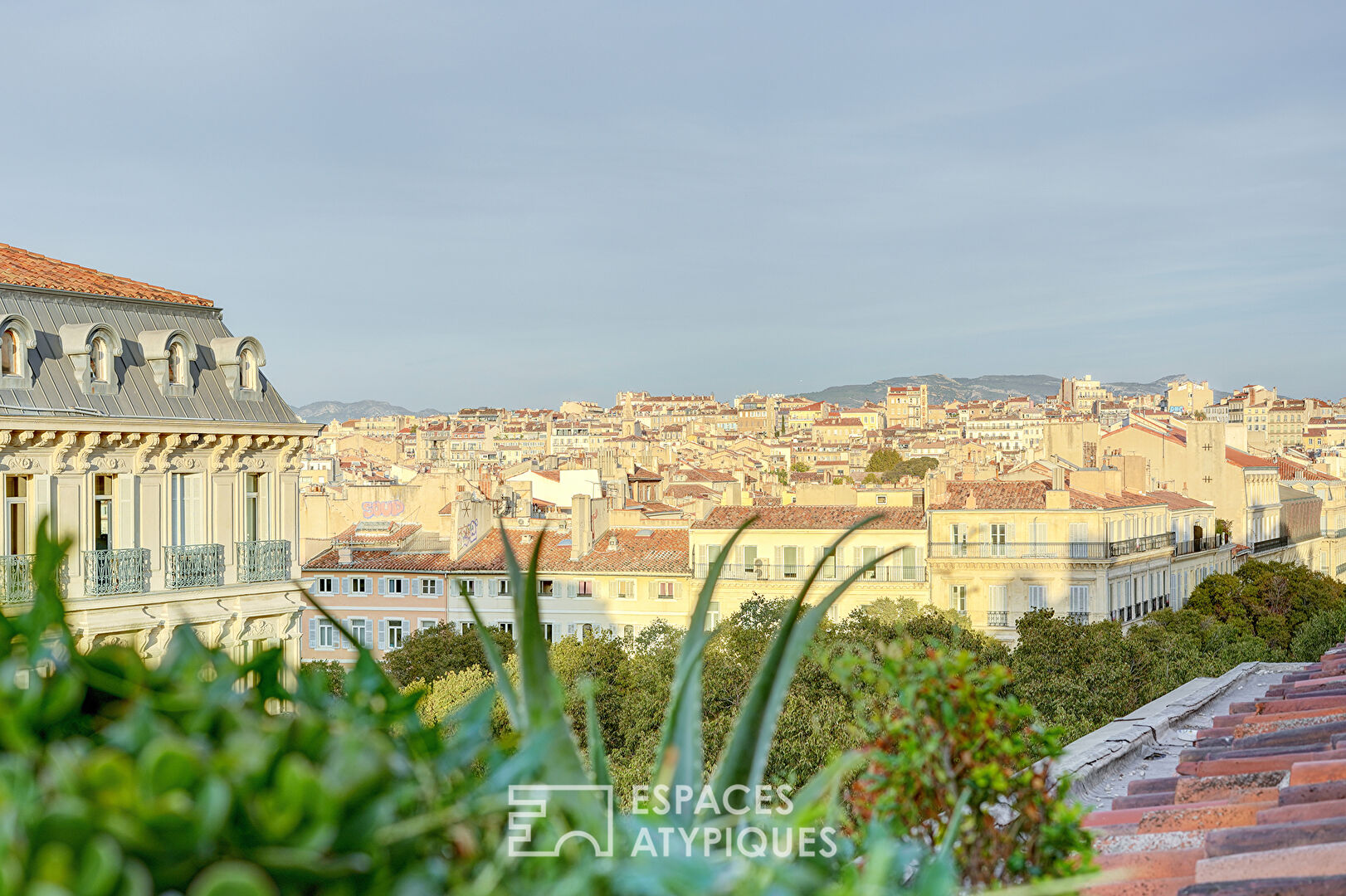 Appartement en dernier étage avec terrasses