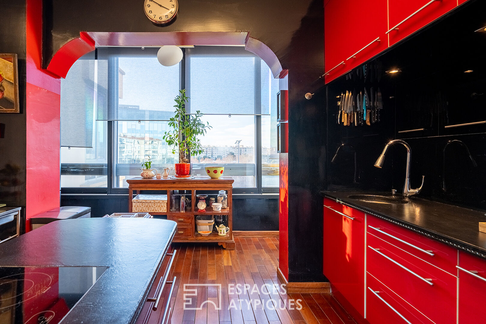 Apartment with loggia and views