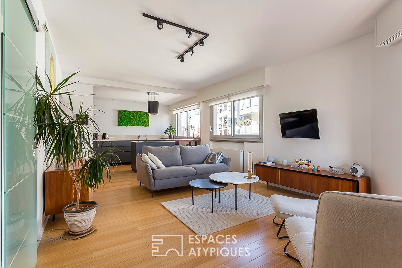 Architect renovation with balcony and view