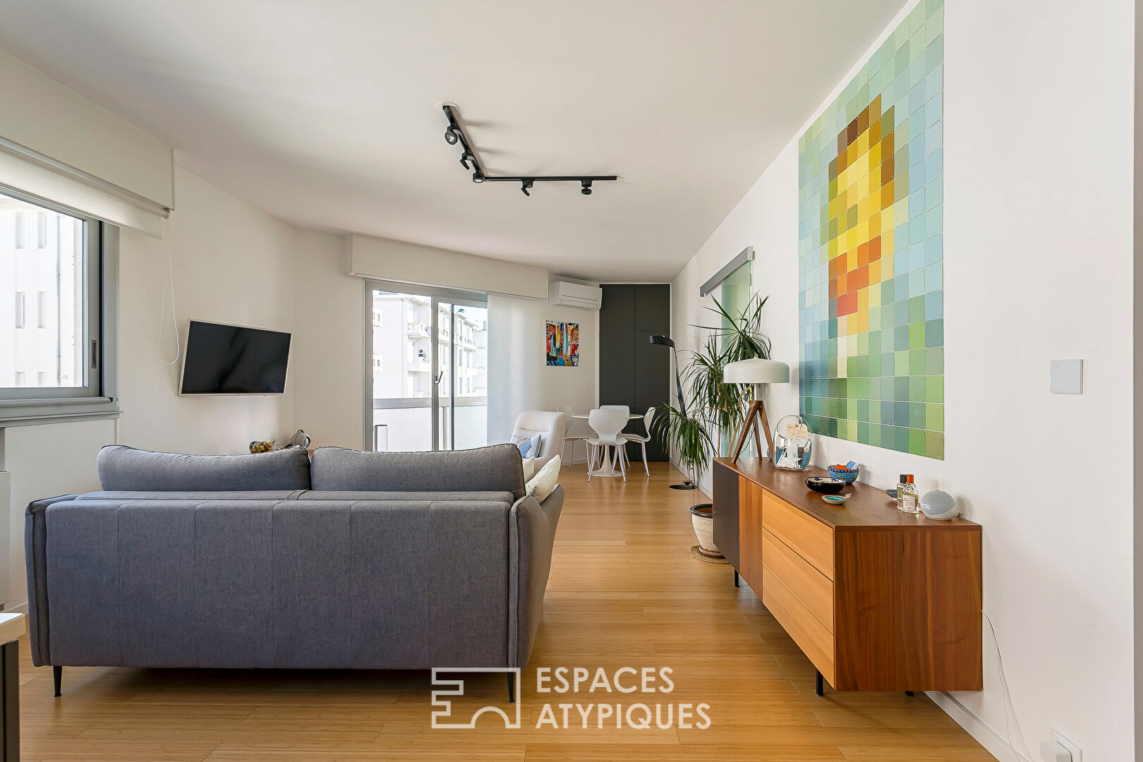 Architect renovation with balcony and view
