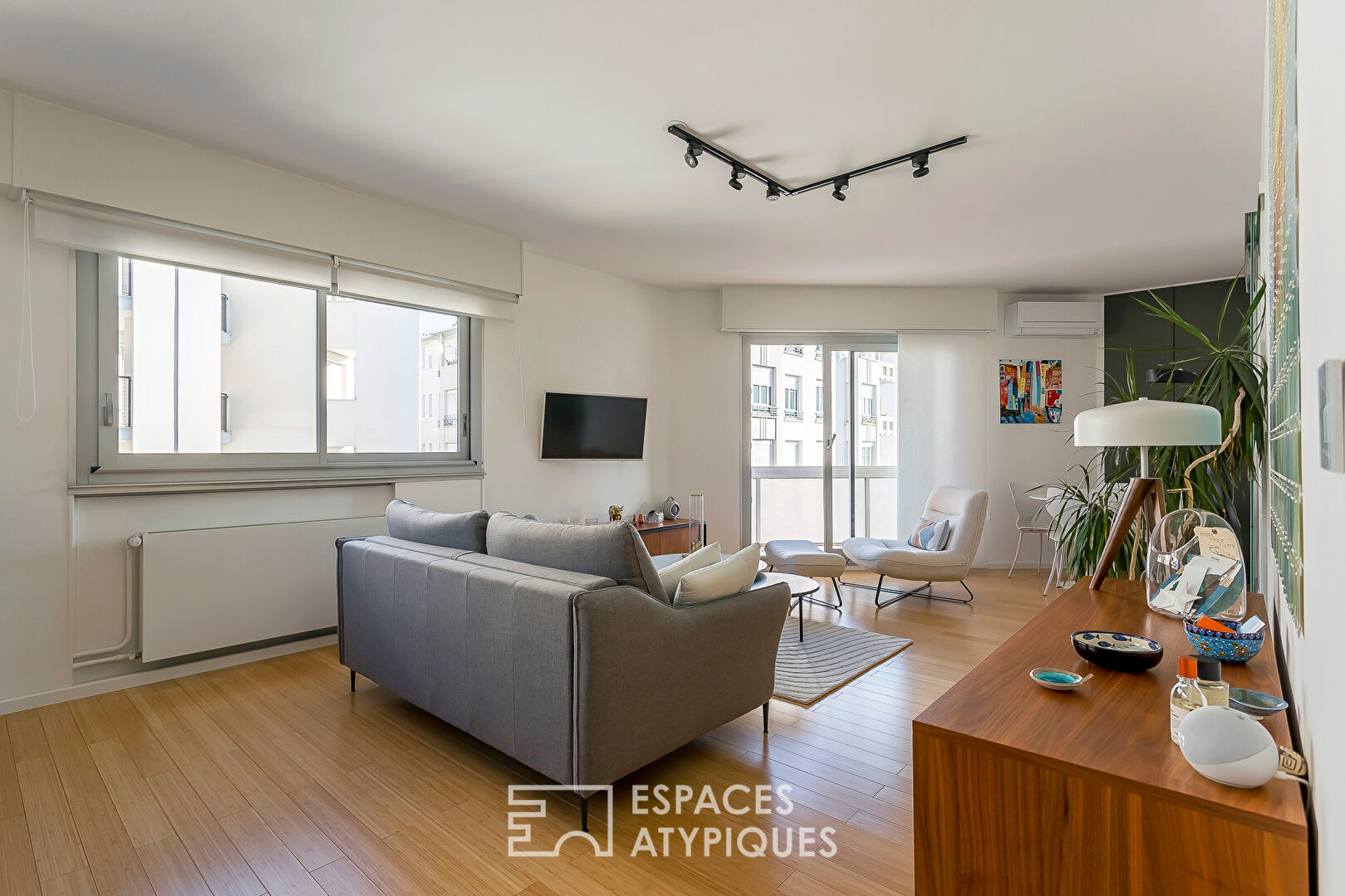 Architect renovation with balcony and view