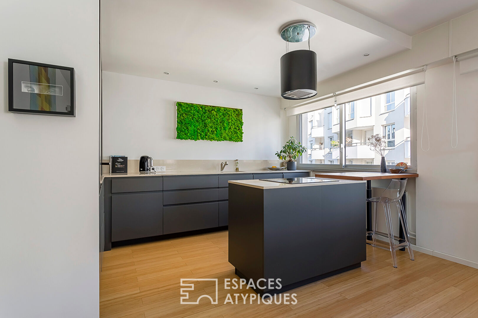 Architect renovation with balcony and view