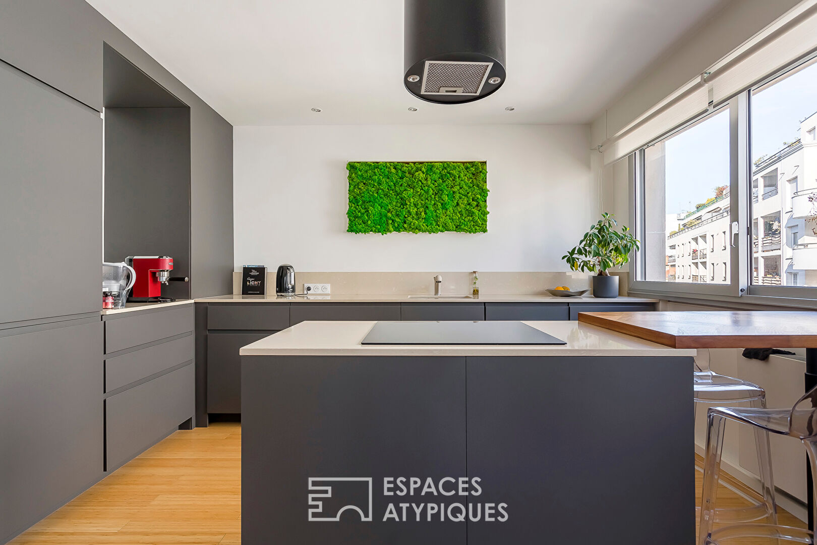 Architect renovation with balcony and view