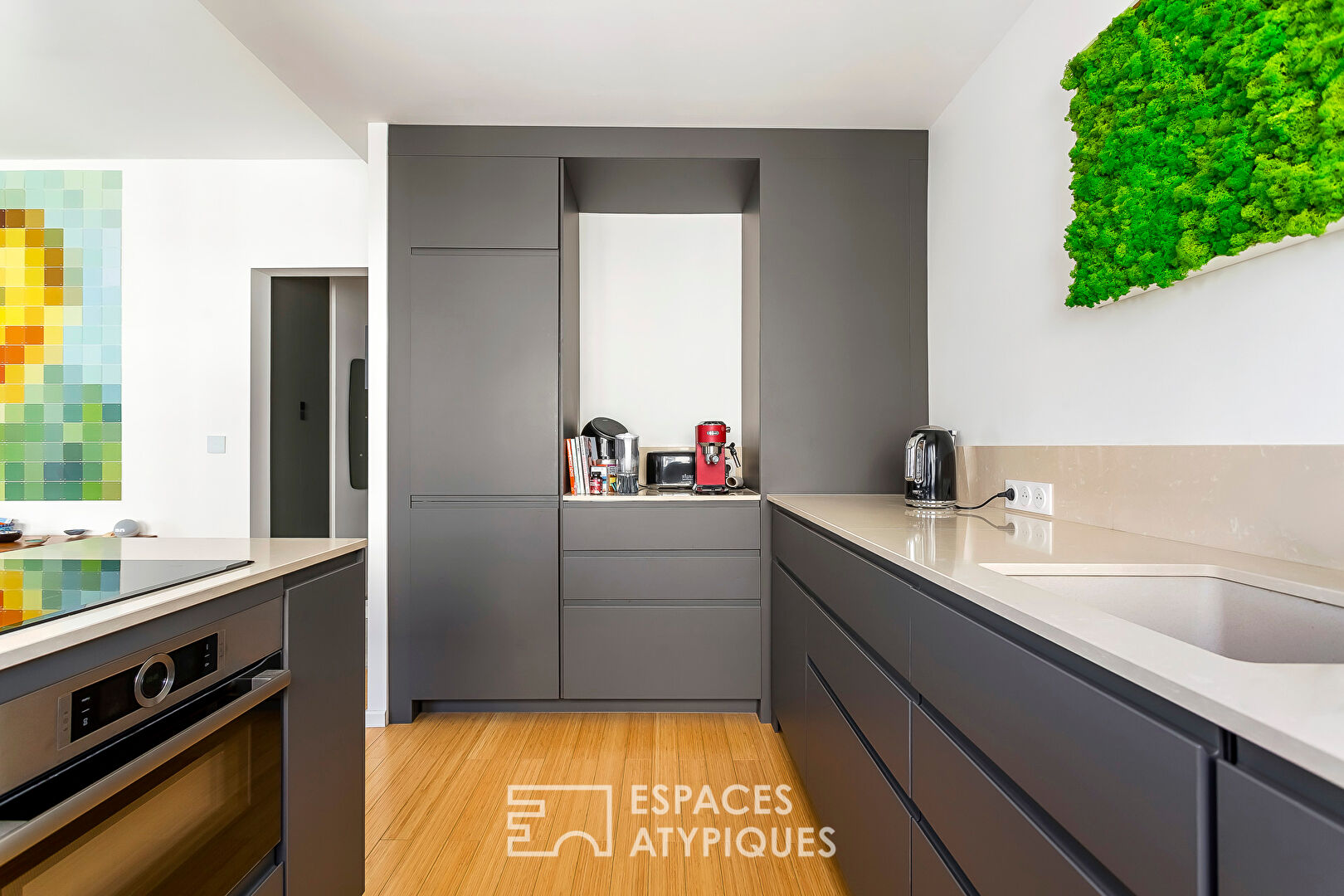 Architect renovation with balcony and view