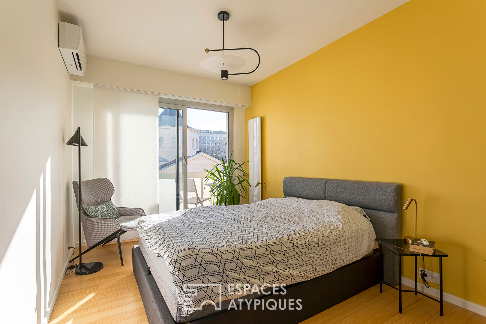 Architect renovation with balcony and view