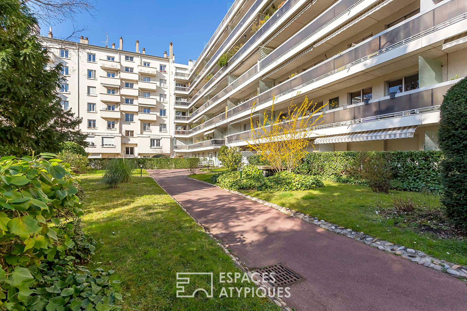 Architect renovation with balcony and view