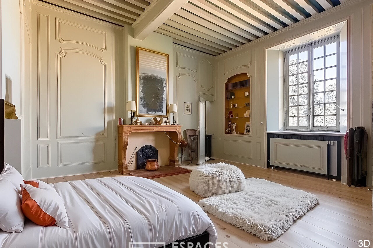 Maison ancienne de charme avec vue sur les monts du lyonnais