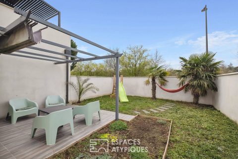 Appartement lumineux avec grand jardin à Irigny