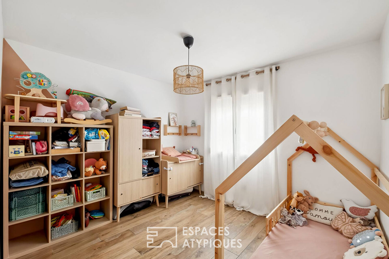 Appartement lumineux avec grand jardin à Irigny