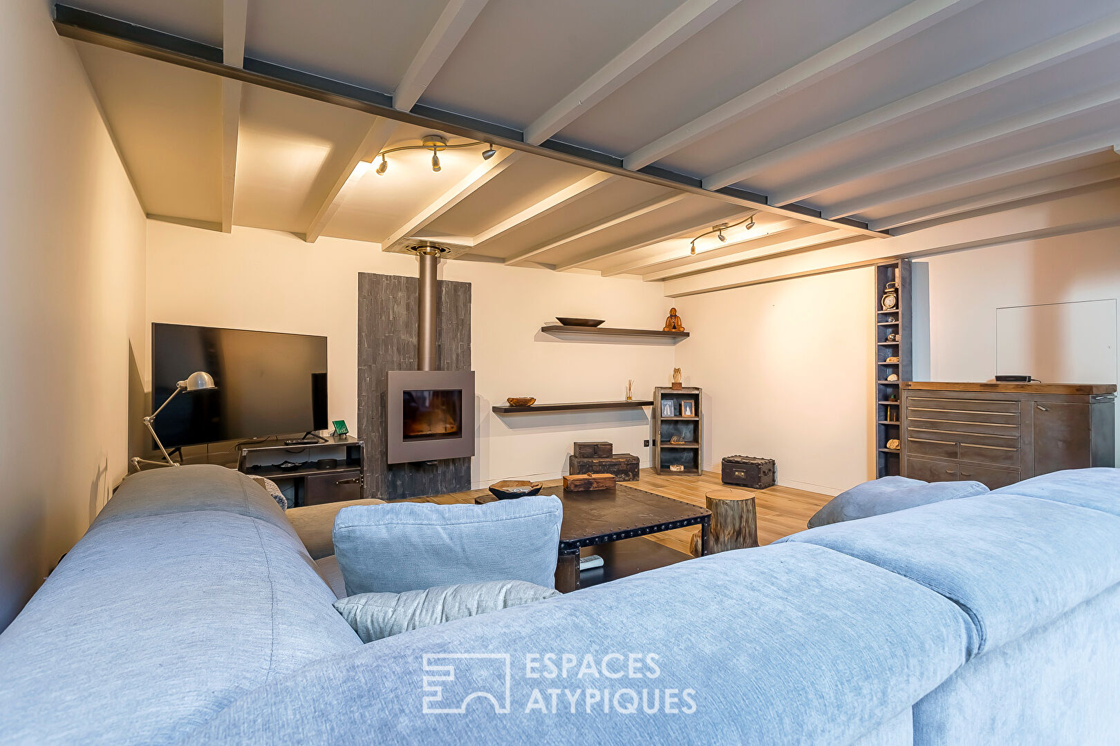 Loft in a former theater