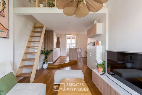 Duplex chic et cosy à proximité du métro ligne D